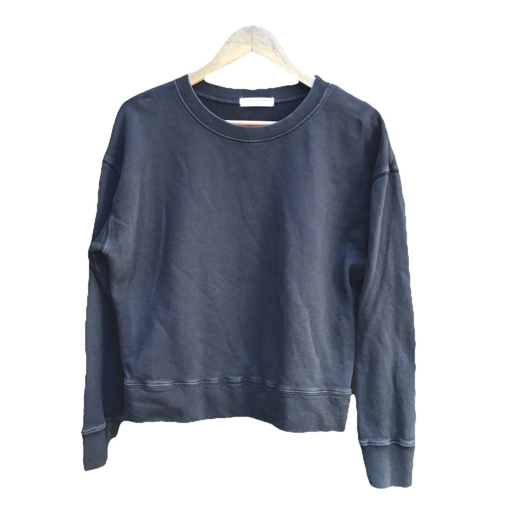 Perfect White Tee Tyler Crewneck Sweatshirt Women's Small Black Made in USA